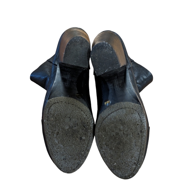 Vince Camuto Hadley Black Leather Ankle Boot Size 10 - Picture 5 of 12